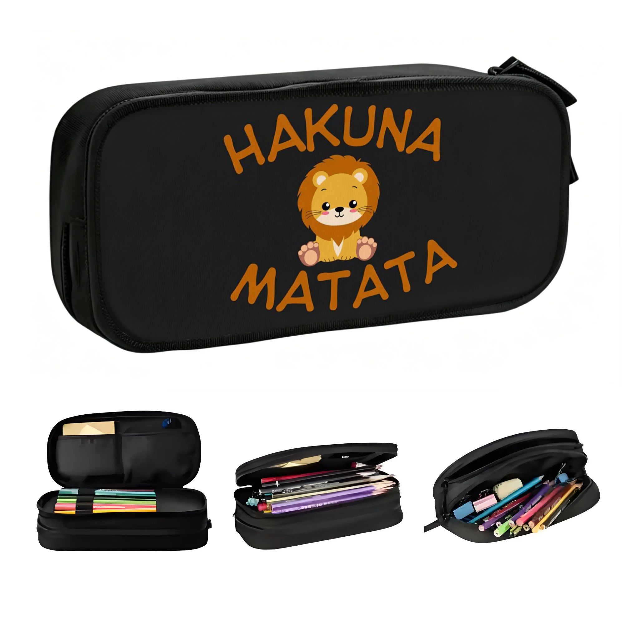 Lion Stationery & Office Supply(Kunshan)Co.Ltd - Estojo de Lápis Kawaii Liones Anime