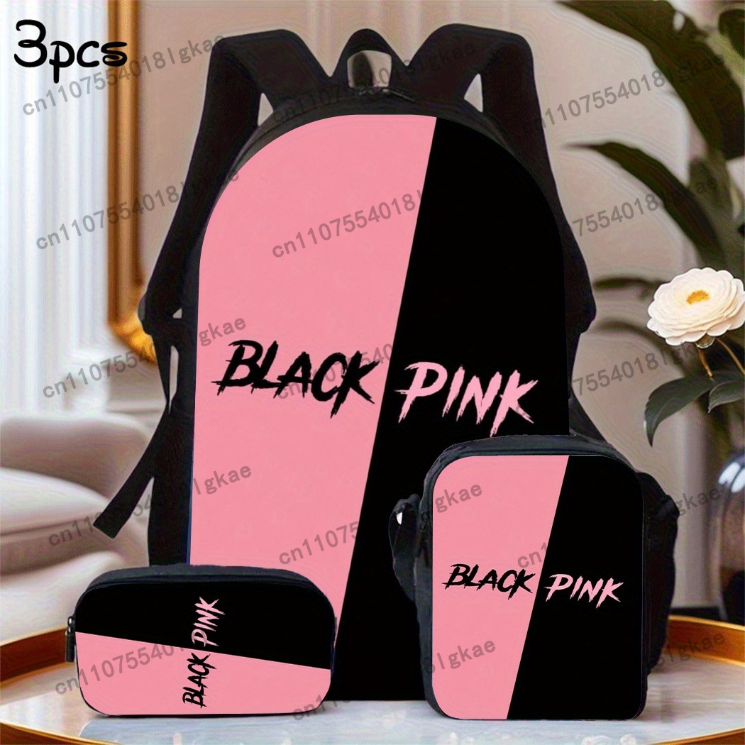 Pencil Case Large - Conjunto de mochila KPOP essencial para