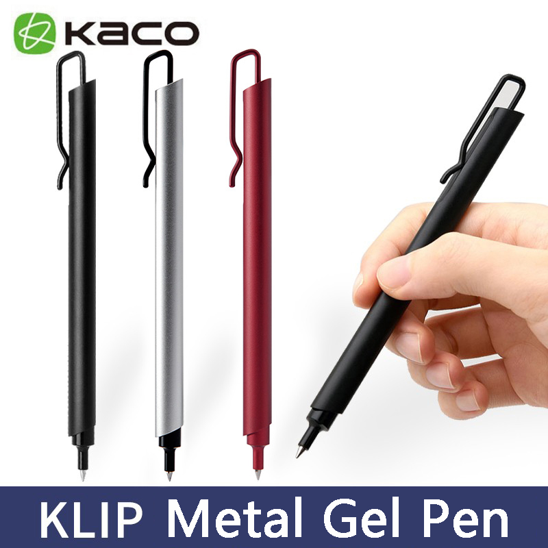 Stationery Supplies Business - Kaco Metal Gel Pen 0.5MM Tinta