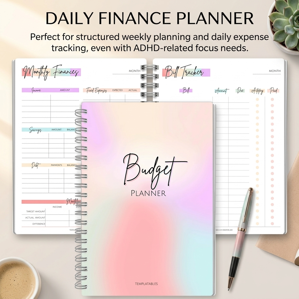 Caderno de Renda e Despesas Di - Planner Weekly Budget avaliação e preço