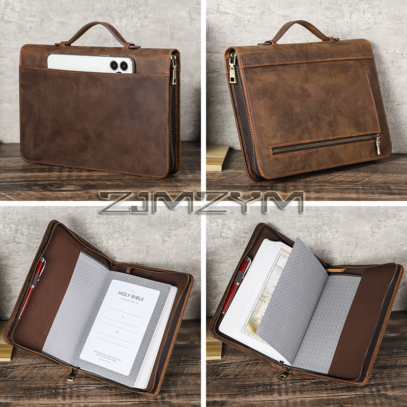 Capa de Caderno de Couro Retrô - Stationery Supplies Business avaliação e preço