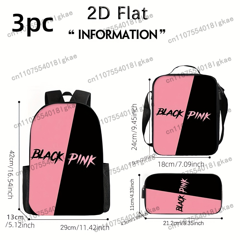Conjunto de mochila KPOP essen - Pencil Case Large avaliação e preço
