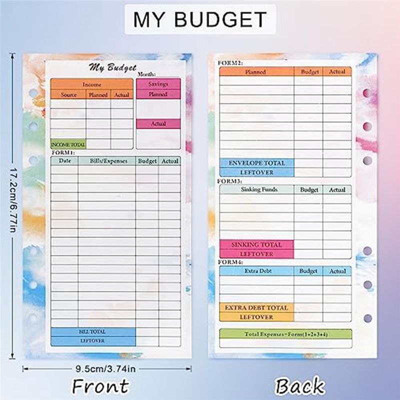 Refil de Planejador Orçamentár - Planner Weekly Budget avaliação e preço