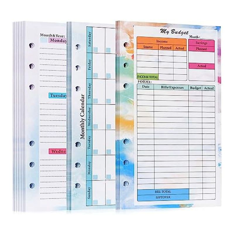 Refil de Planejador Orçamentár - Planner Weekly Budget avaliação e preço