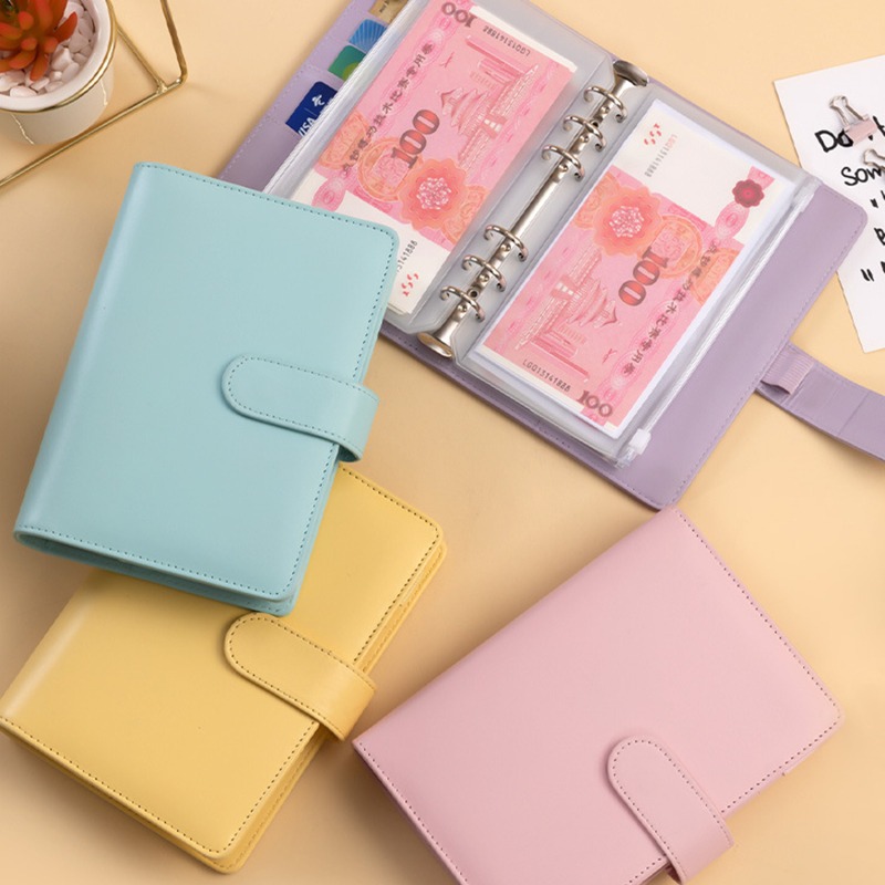 Pasta de orçamento de couro PU - Planner Weekly Budget avaliação e preço