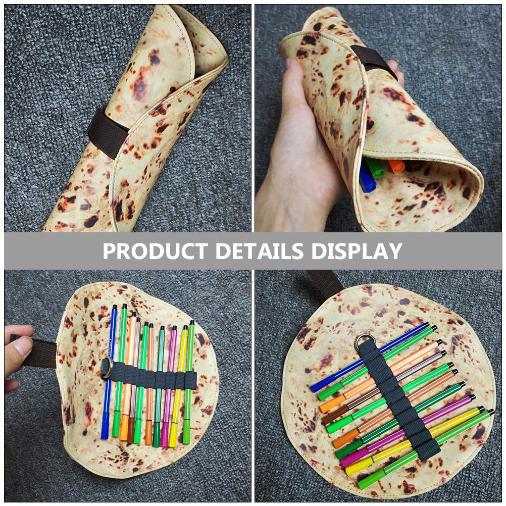 2 Peças Estojo de Lápis Enrolá - Pen Pouch Roll avaliação e preço