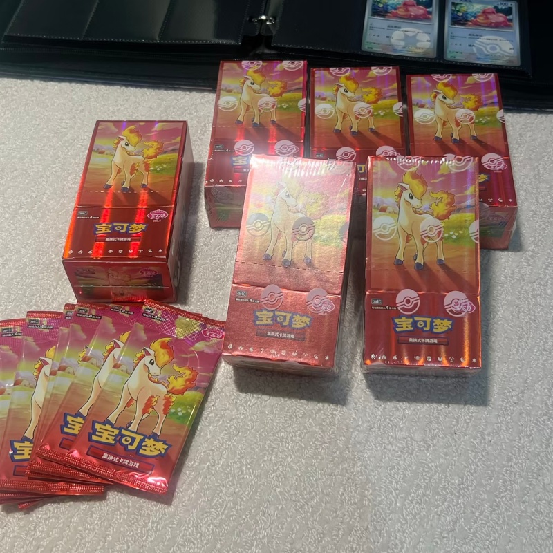 100% Original PKM PTCG Scarlet - Cardstock Paper Pack avaliação e preço