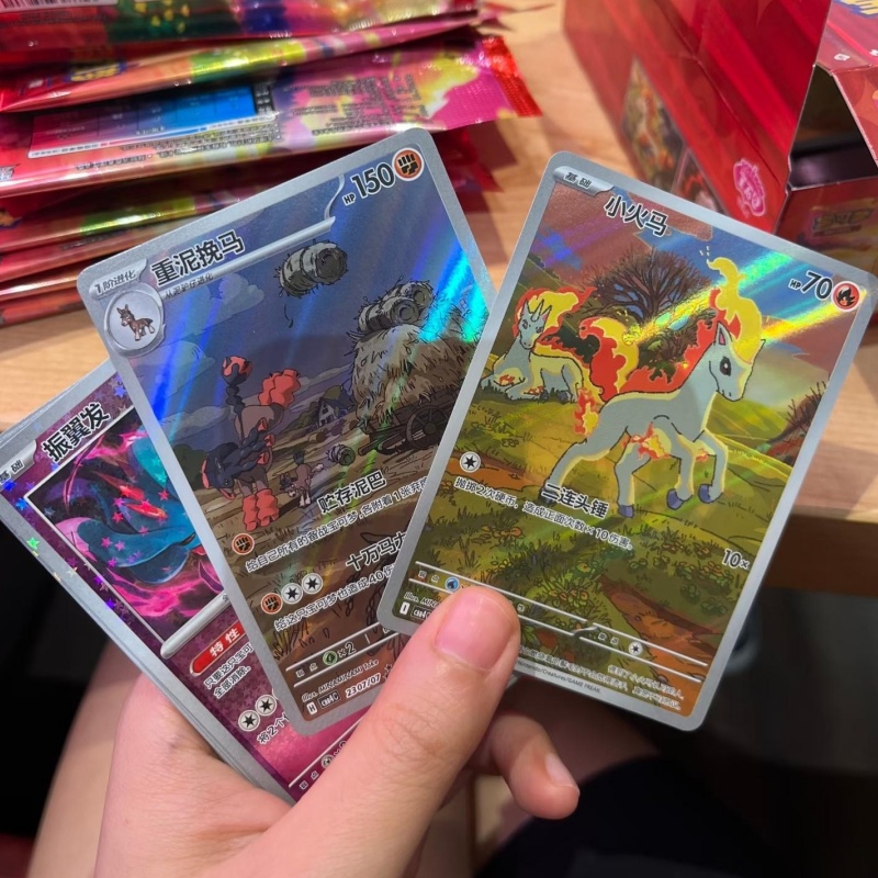 100% Original PKM PTCG Scarlet - Cardstock Paper Pack avaliação e preço