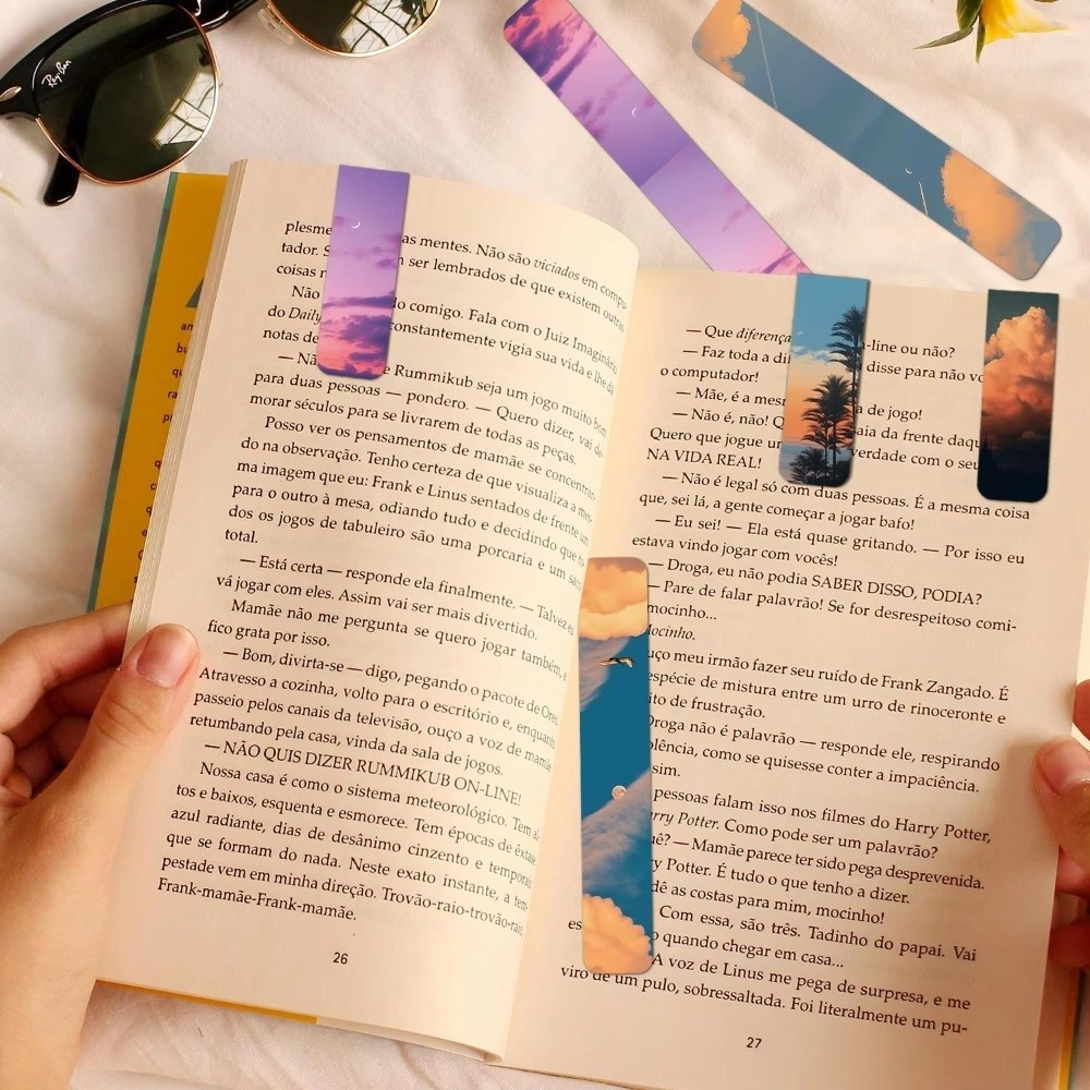 Conjunto de 5 Marcadores Magné - Bookmark Magnetic Clip avaliação e preço