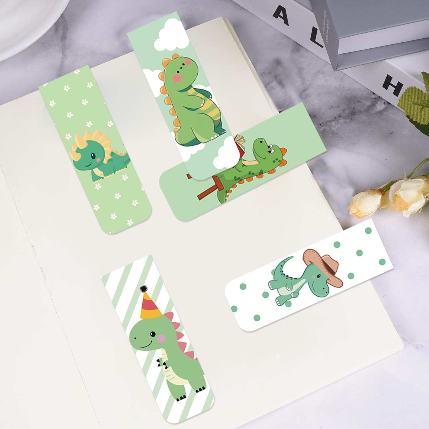 Conjunto de 5 Marcadores de Li - Bookmark Magnetic Clip avaliação e preço
