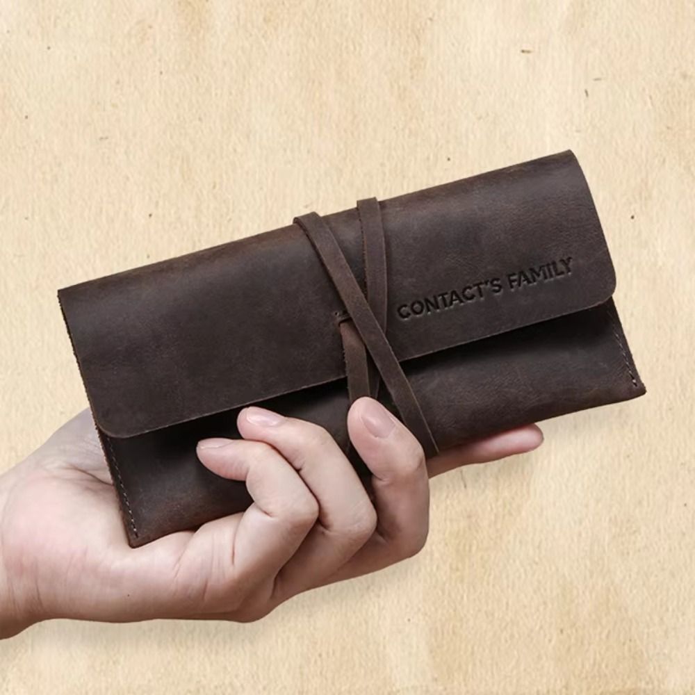 Estojo de Lápis de Couro Retrô - Pen Pouch Roll avaliação e preço